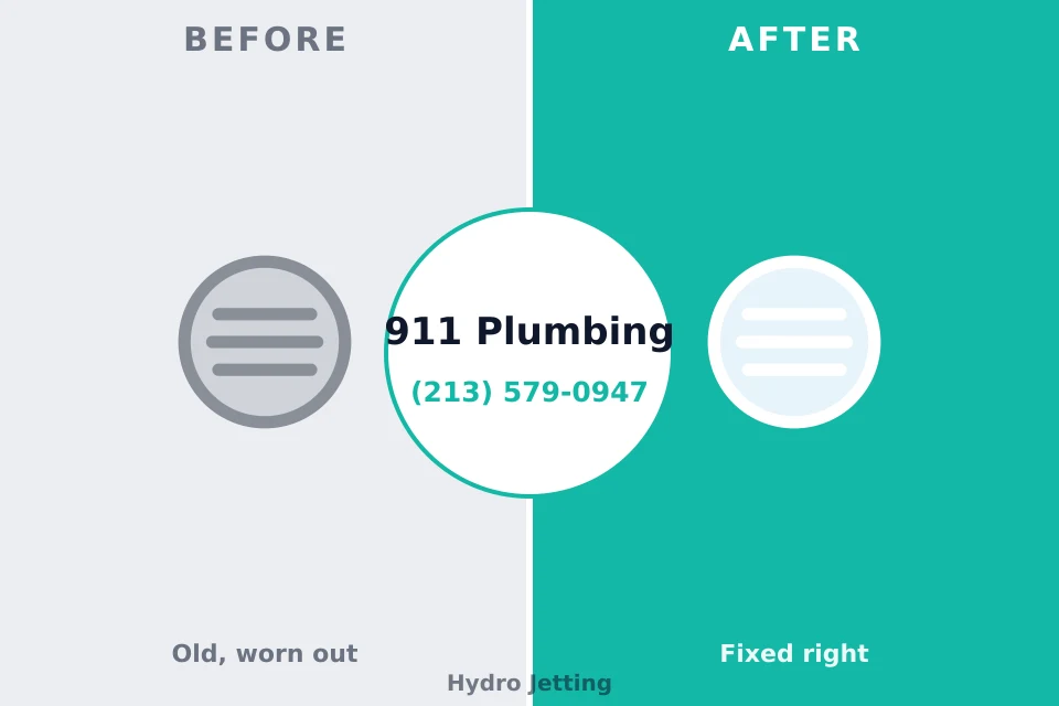 Before and after: plumbing repair Byhalia, MS